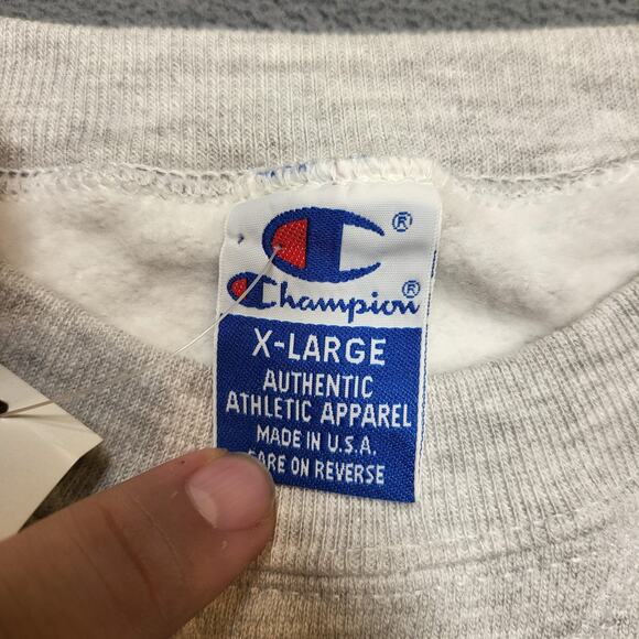 Vintage Champion Mountain Dew Sweatshirt Mens XL Crewneck USA Embroidered 90s - Picture 4 of 10